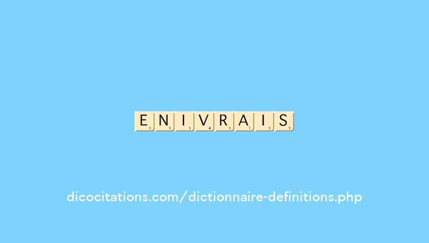 enivrais enivrais