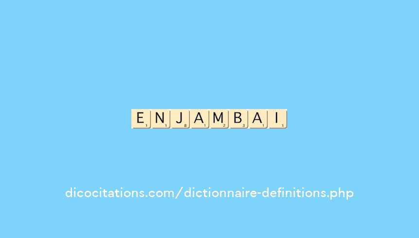 enjambai enjambai