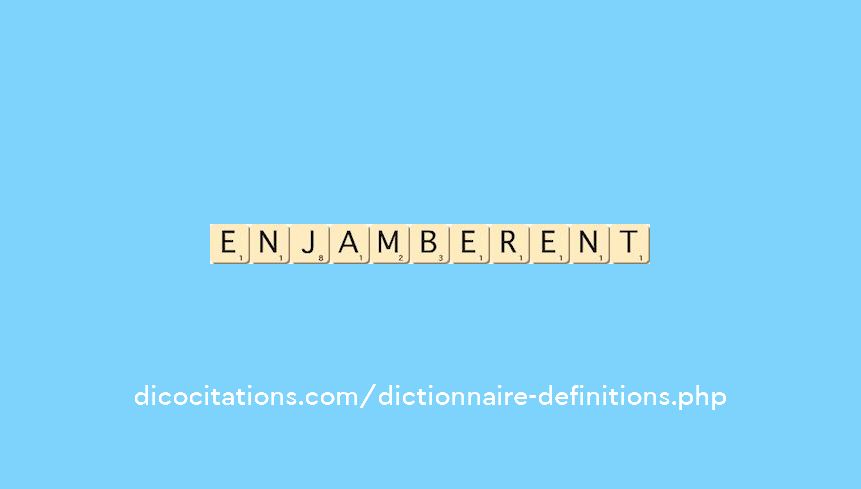 enjamberent