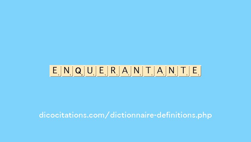enquerant--ante