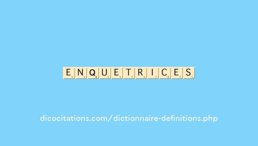 enquetrices enquetrices