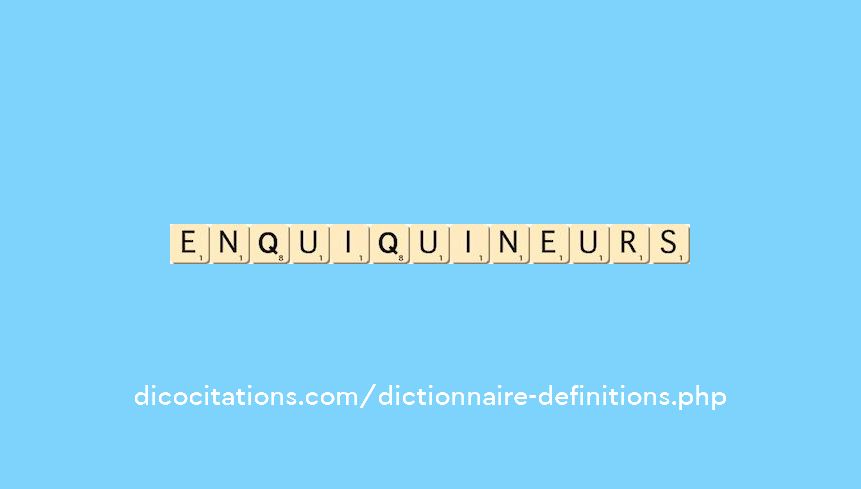 enquiquineurs enquiquineurs