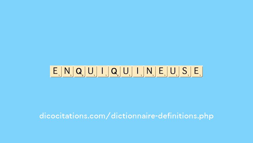 enquiquineuse enquiquineuse