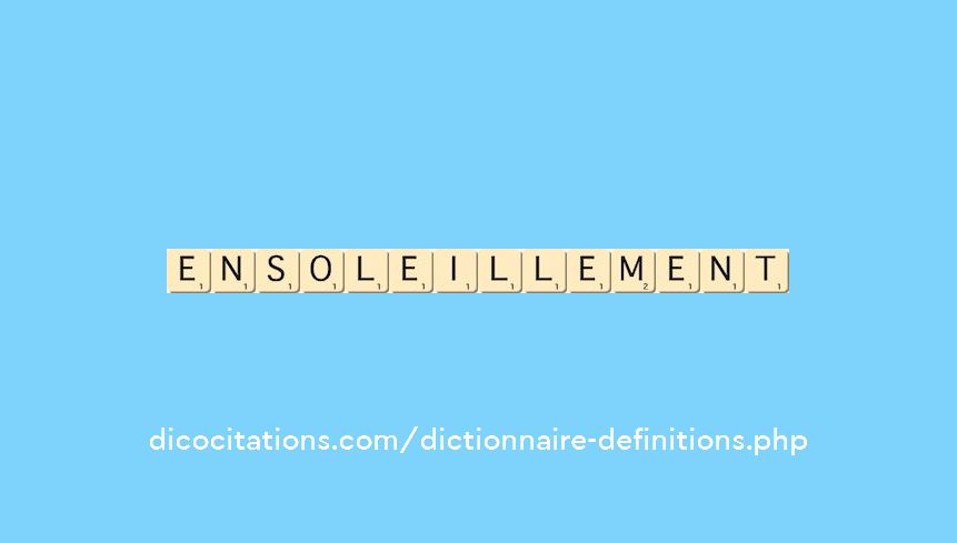 ensoleillement ensoleillement