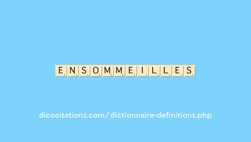 ensommeilles ensommeilles