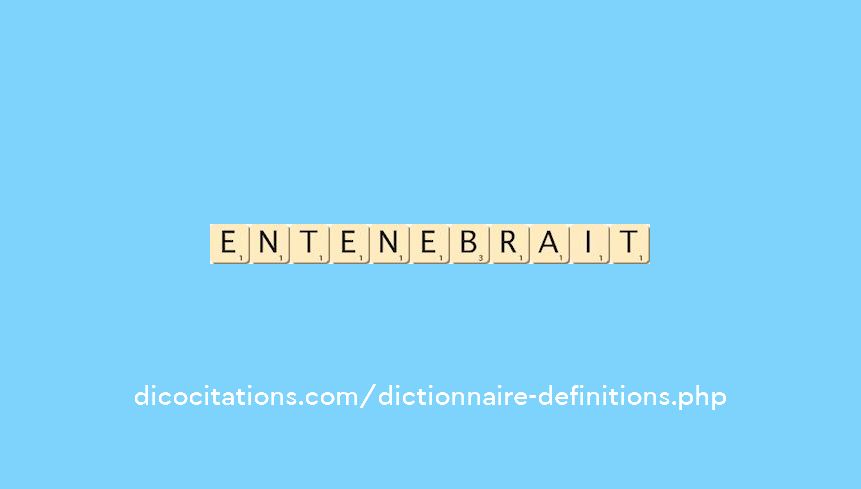 entenebrait entenebrait