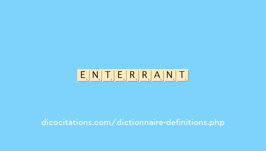 enterrant enterrant