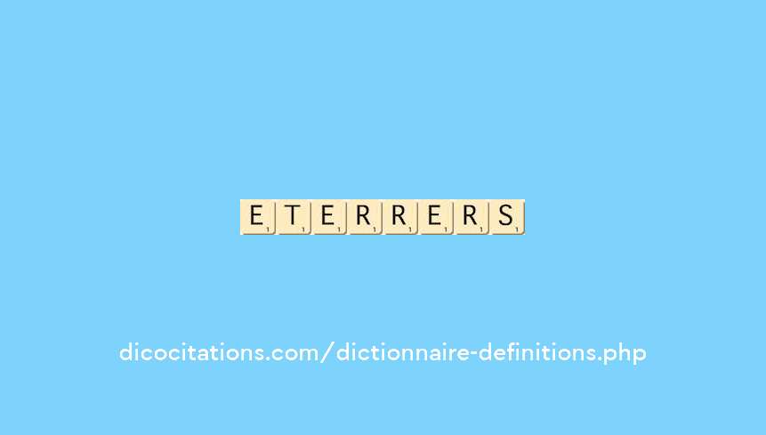 enterrerons enterrerons
