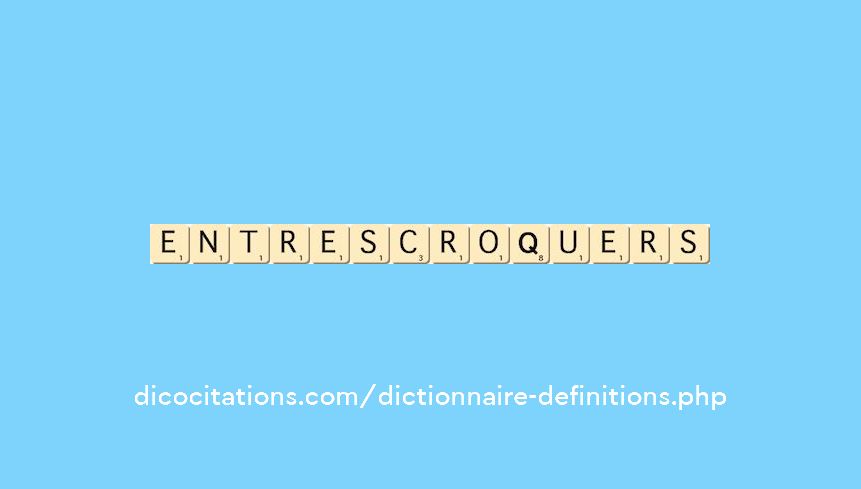 entr-escroquer--s--