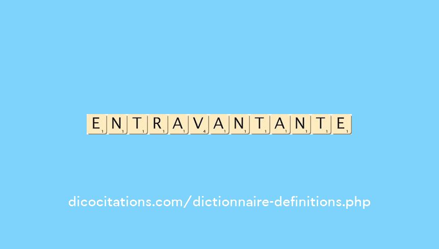 entravant--ante