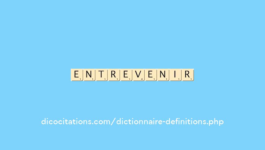 entre-venir