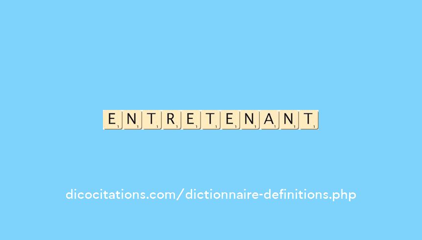 entretenant