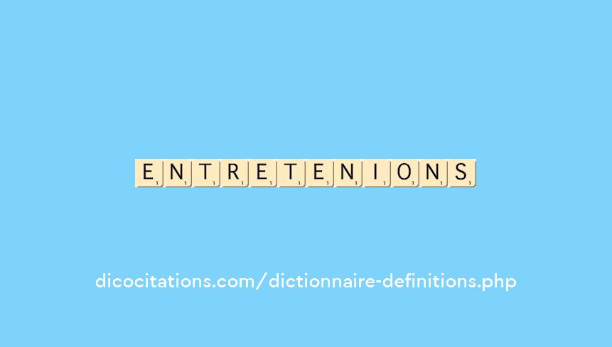 entretenions entretenions