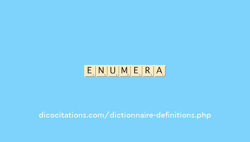 enumera enumera