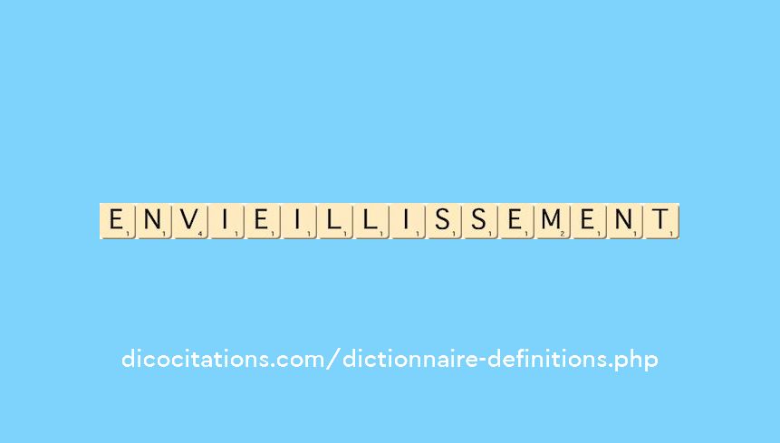envieillissement