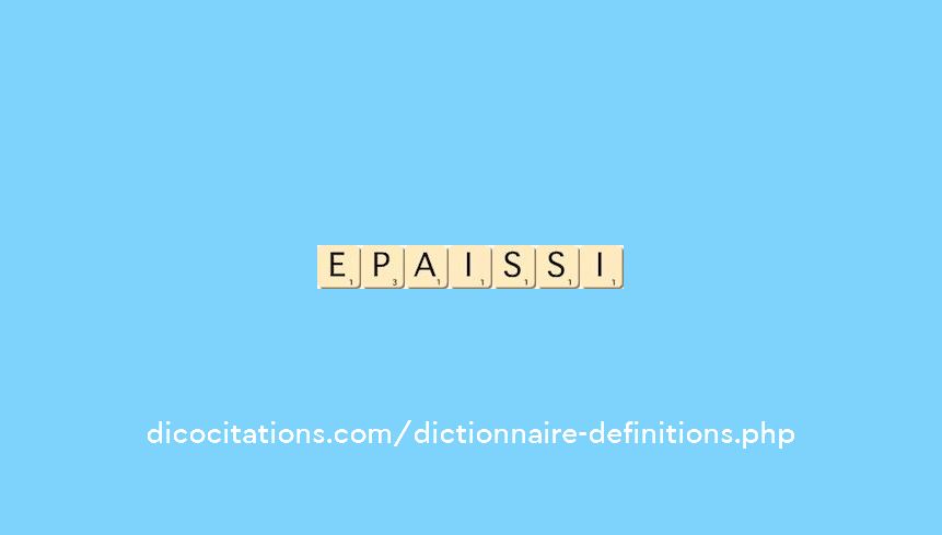 epaissi epaissi