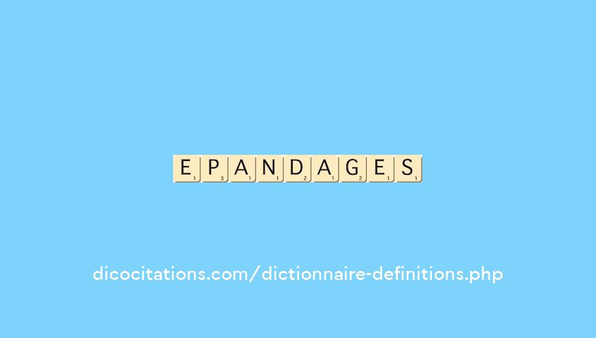 epandages epandages