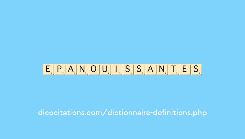 epanouissantes epanouissantes