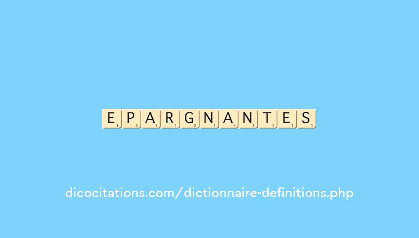 epargnantes