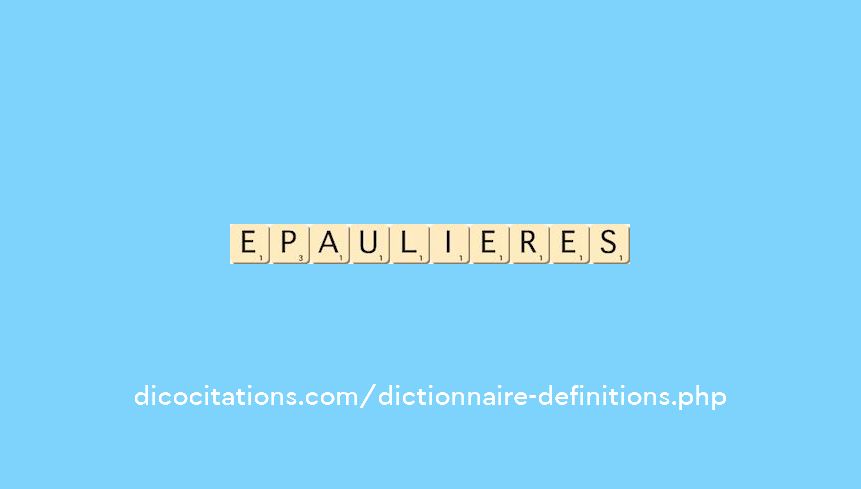 epaulieres epaulieres