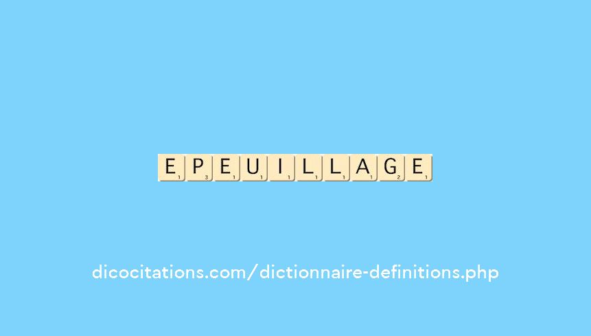 epeuillage