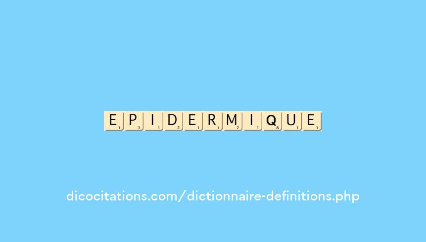 epidermique epidermique