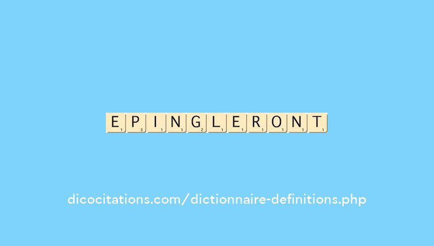 epingleront epingleront