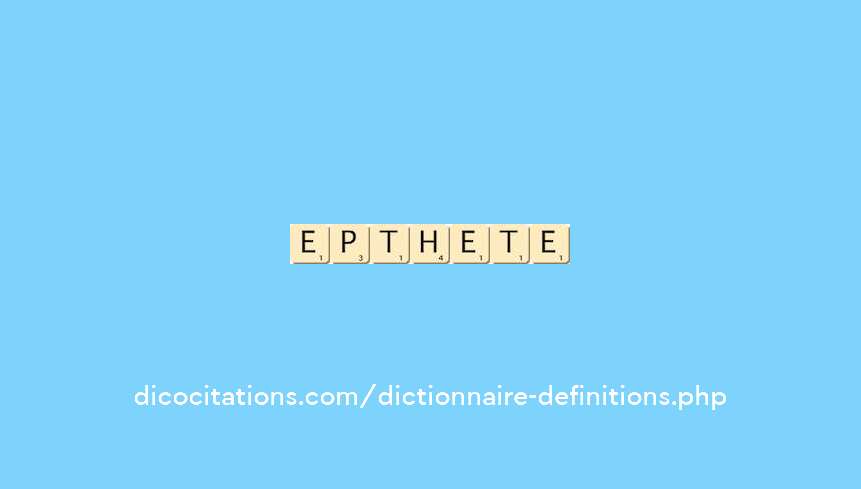epithete