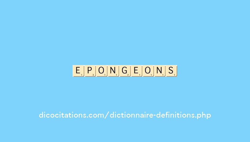 epongeons