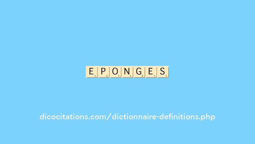 eponges