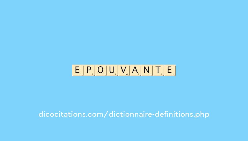epouvante epouvante