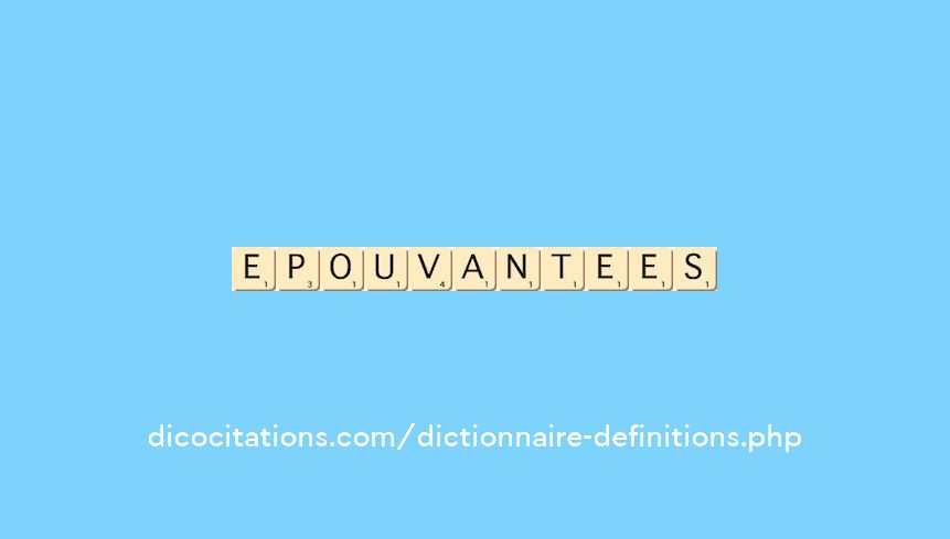 epouvantees epouvantees