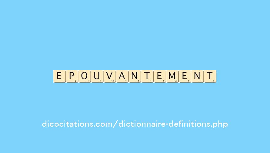 epouvantement