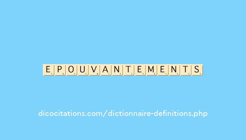 epouvantements epouvantements