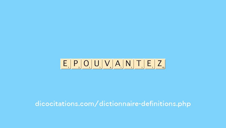epouvantez epouvantez