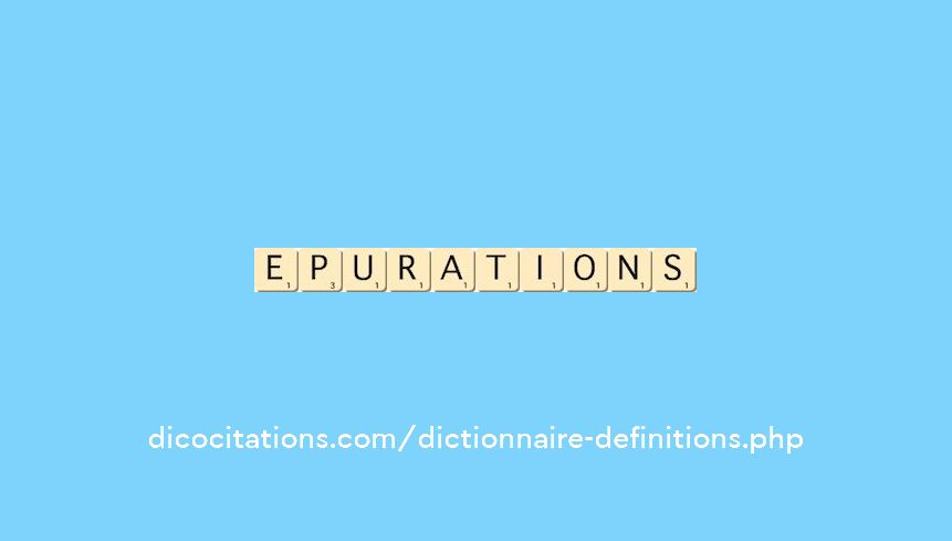 epurations