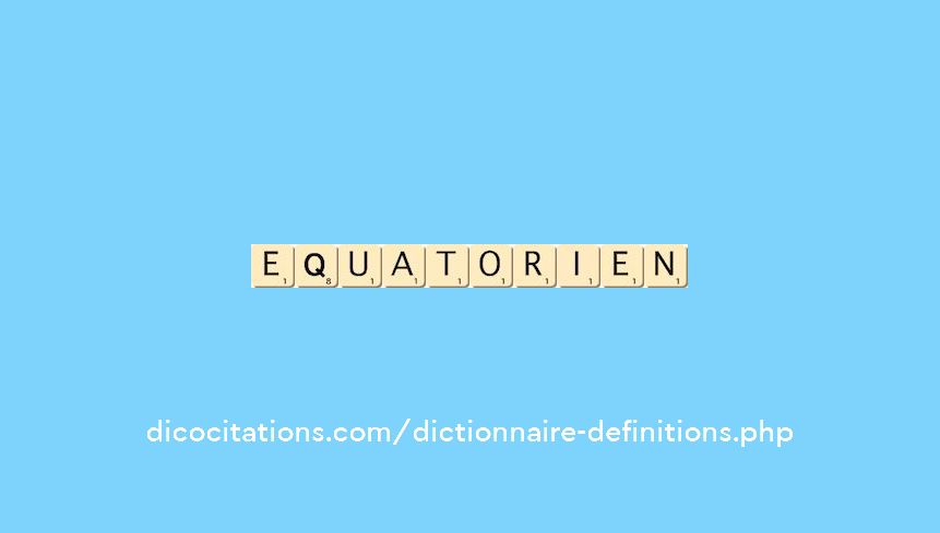 equatorien equatorien