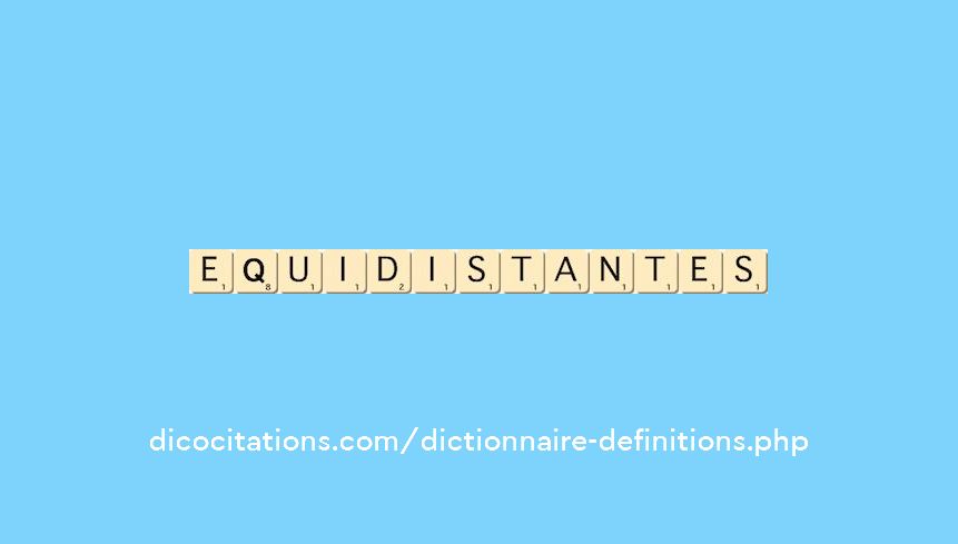 equidistantes equidistantes