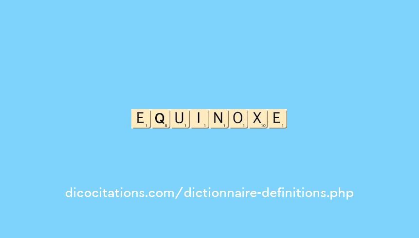 equinoxe