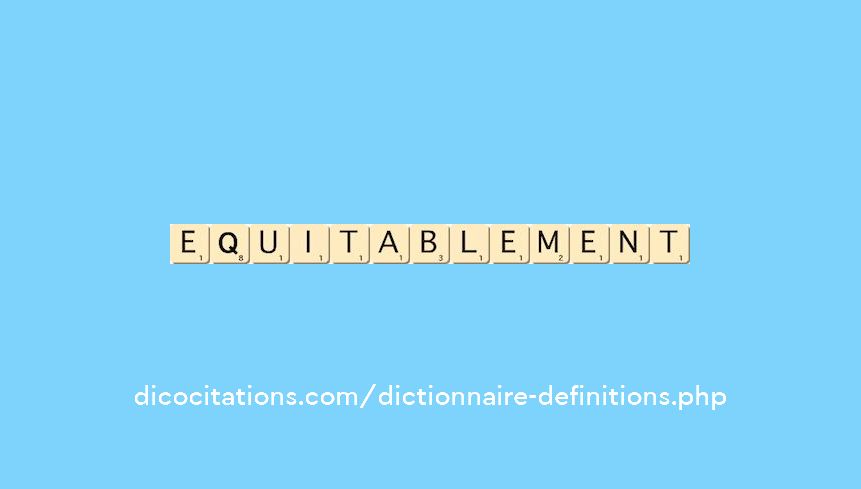 equitablement equitablement