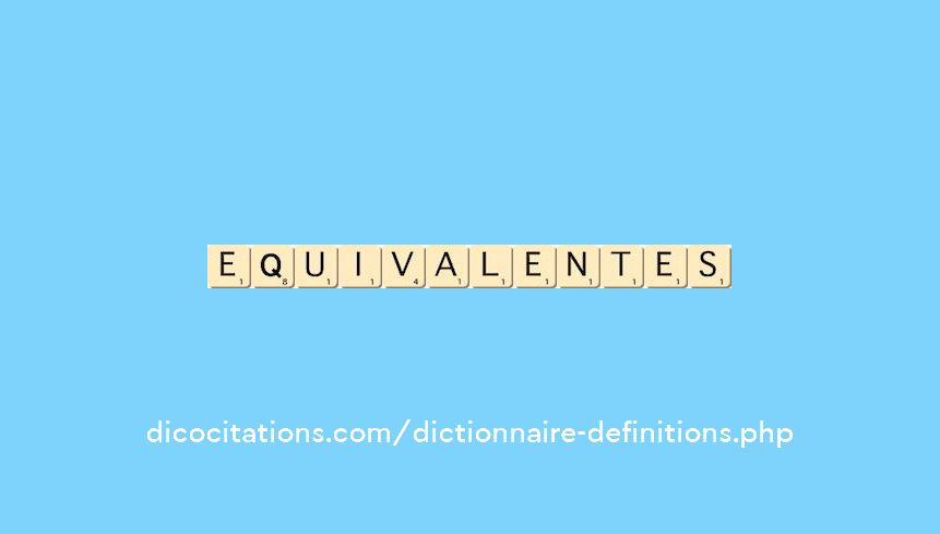 equivalentes equivalentes