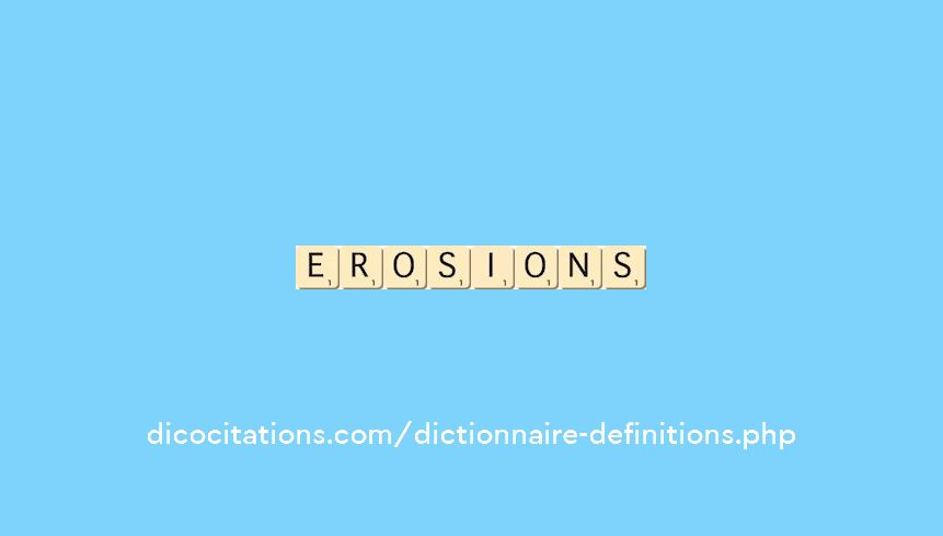 erosions erosions