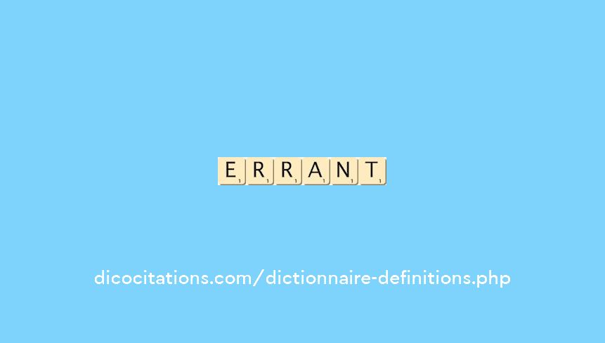 errant errant