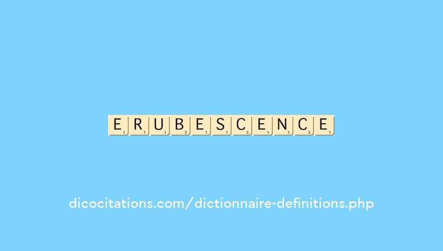 erubescence