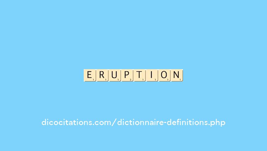 eruption