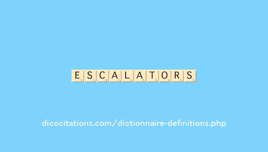 escalators escalators