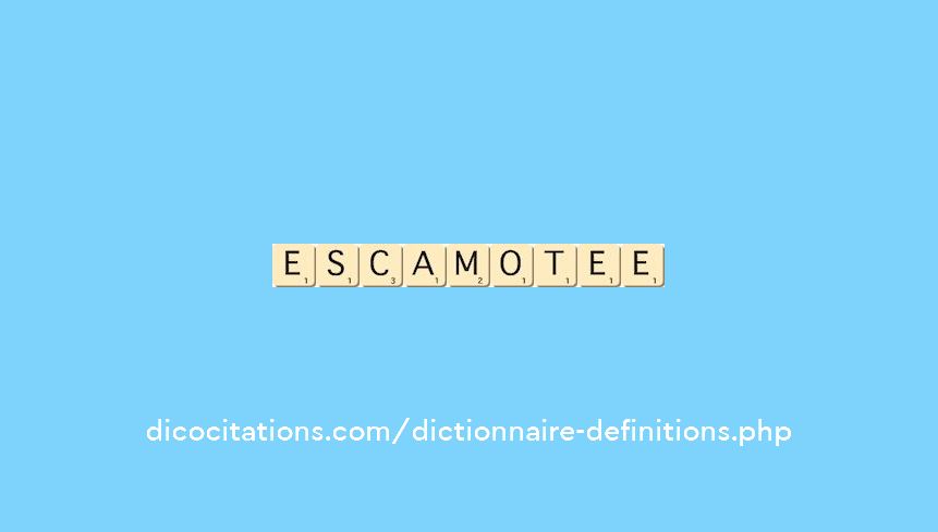 escamotee escamotee