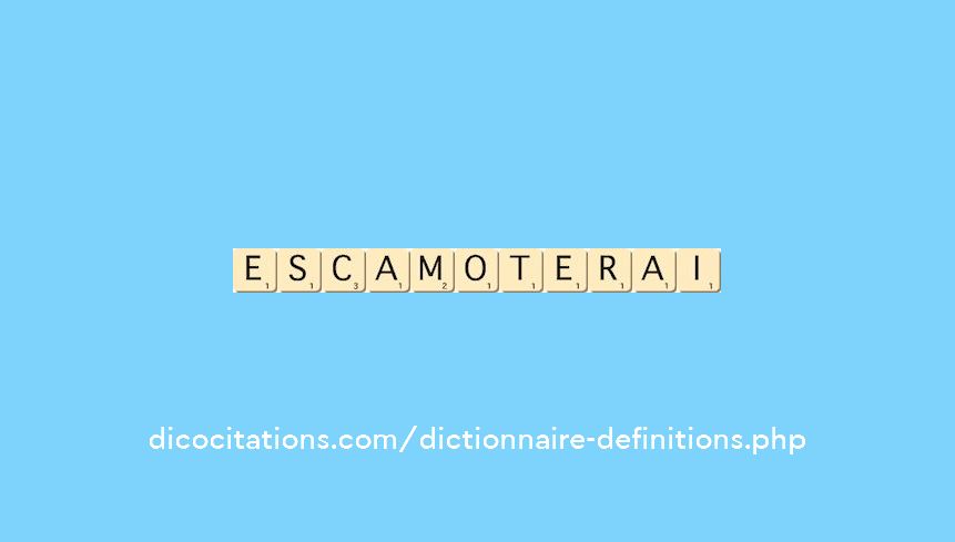 escamoterai
