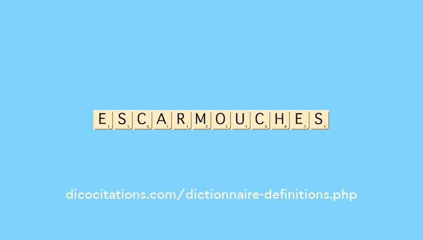 escarmouches