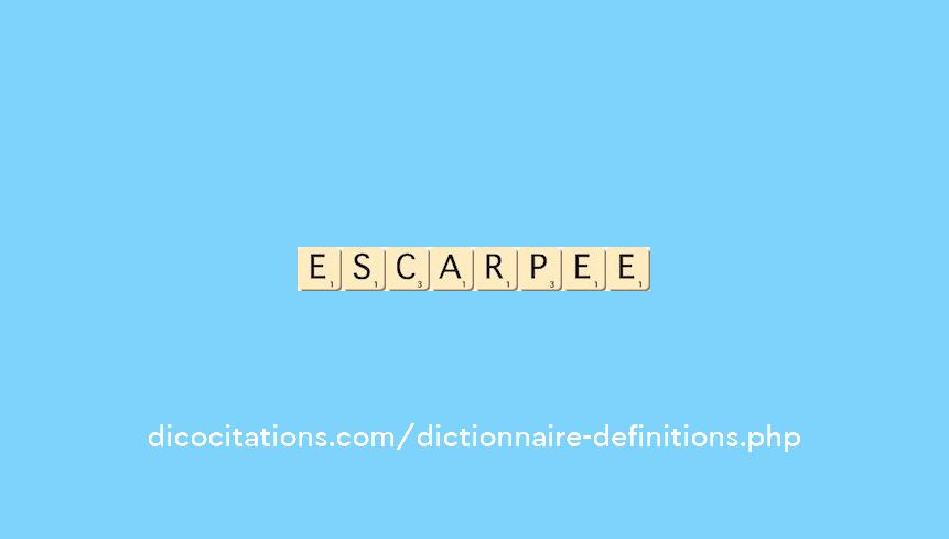 escarpee